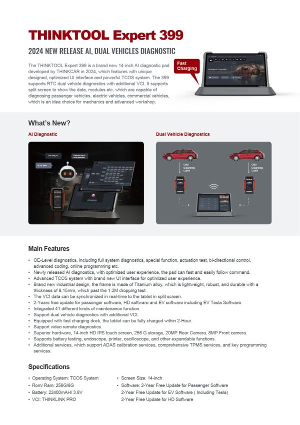 Details of Thinktool Expert 399