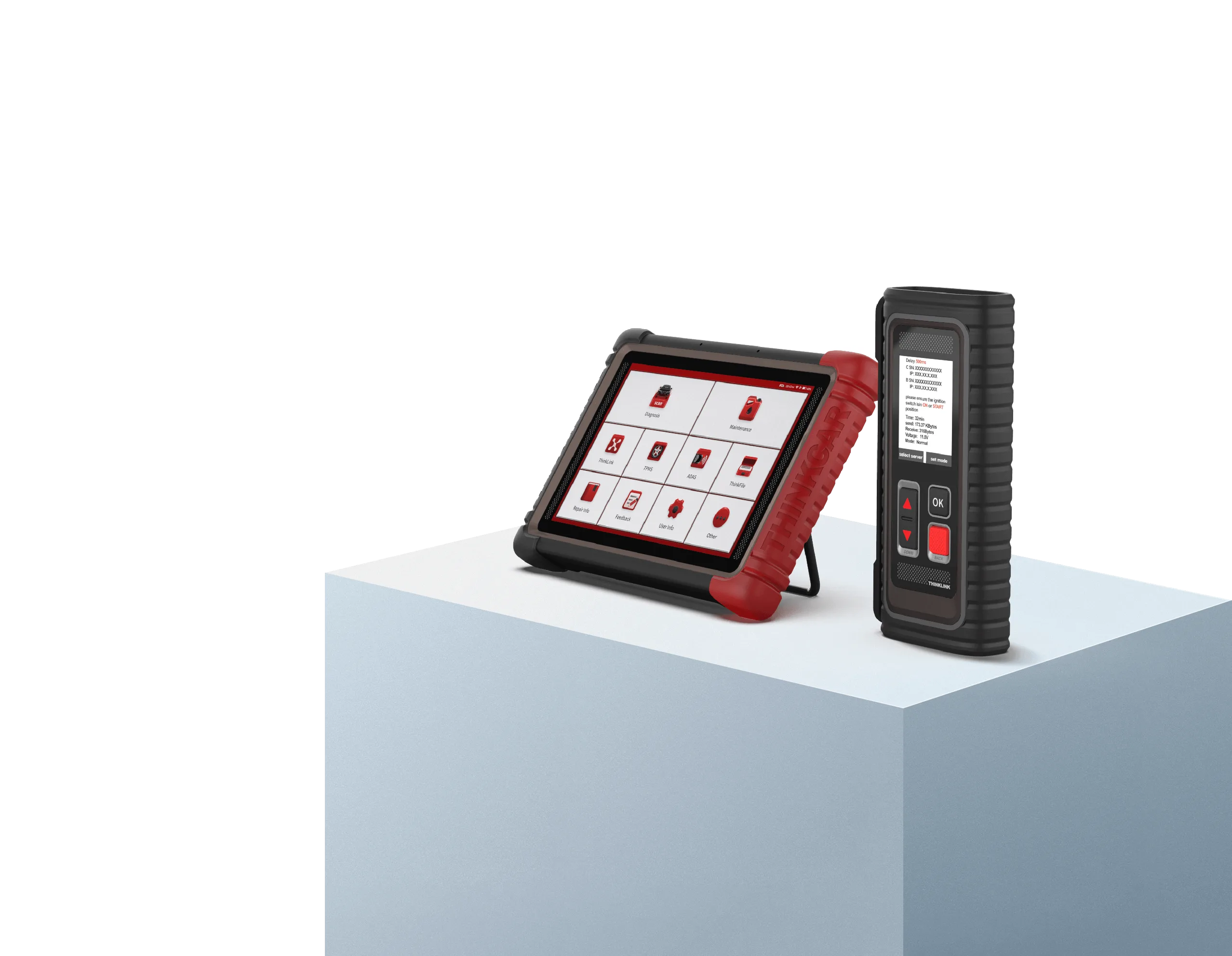 A car scanner by thinkcar 's Thinktool Expert 195: A 9 inch Professional Diagonstic Pad.